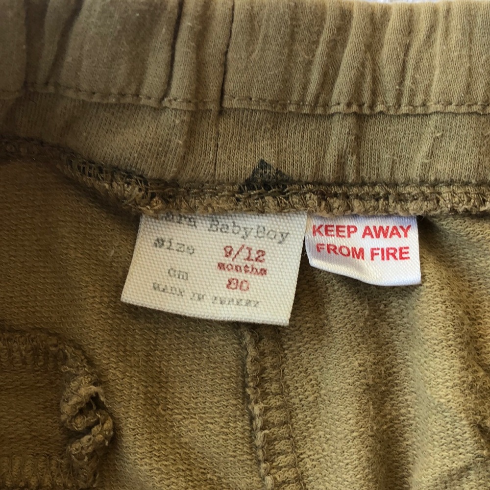 Zara cameras joggers/trousers | size 9-12M - Picture 3 of 4